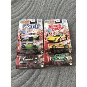 Matchbox Candy Collectible Series Set of 4 Hummer Volkswagen Mini Van Ford GT